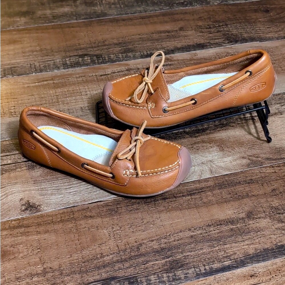 Keen Women's Tan Moccasin Driving Shoes